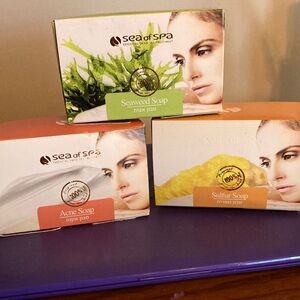 Sea of Spa Soap Set - Seaweed, Acne, Sulfur